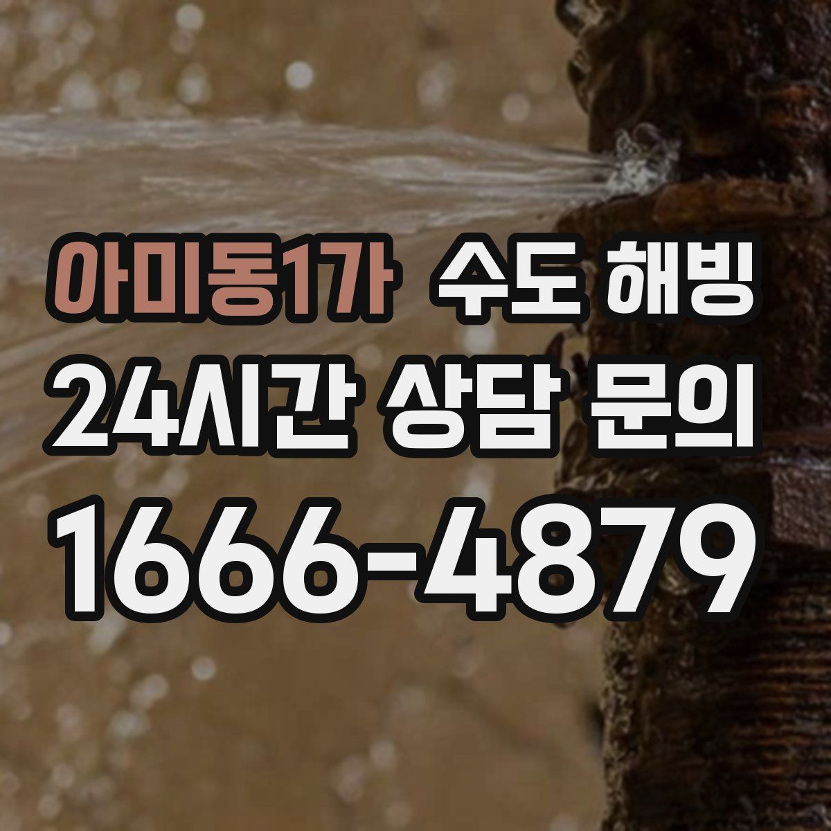 아미동1가 수도 해빙