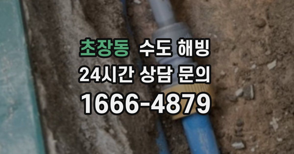 초장동 수도 해빙