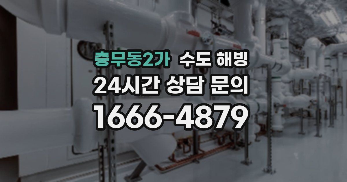 충무동2가 수도 해빙