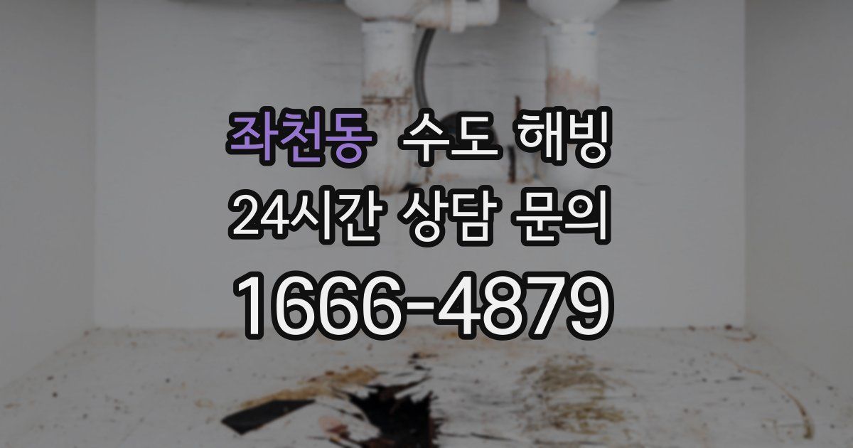 좌천동 수도 해빙