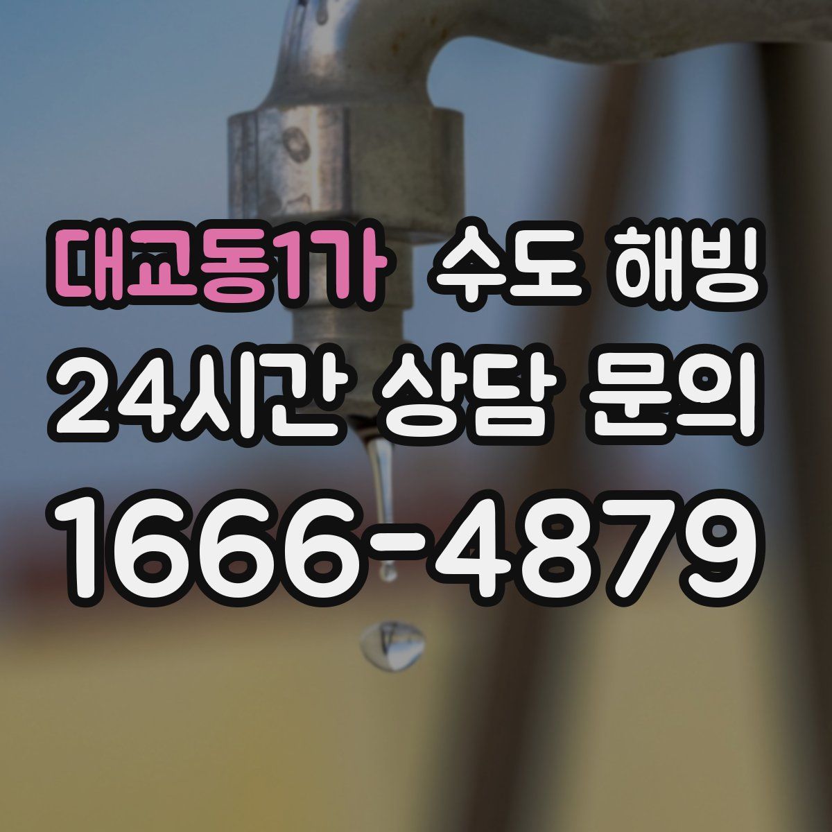 대교동1가 수도 해빙