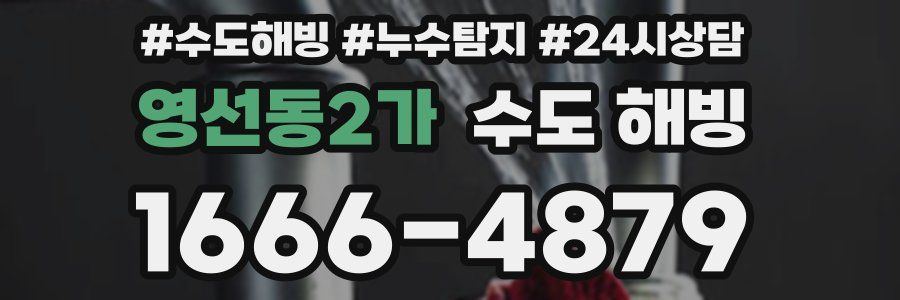 영선동2가 수도 해빙