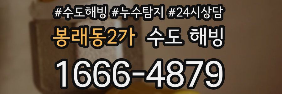 봉래동2가 수도 해빙