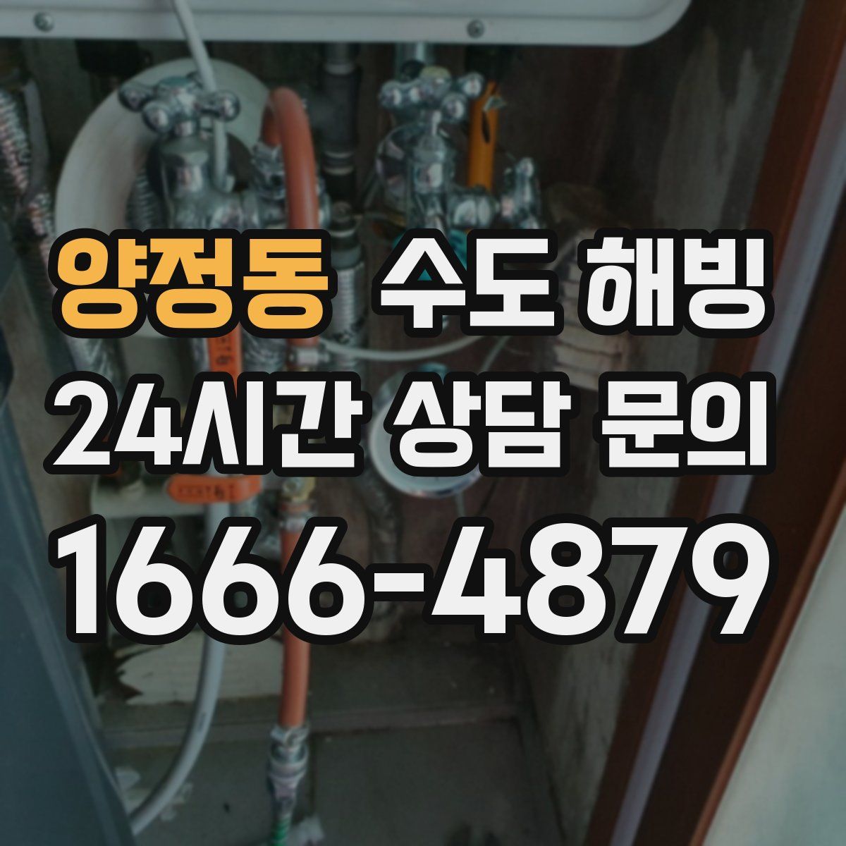 양정동 수도 해빙