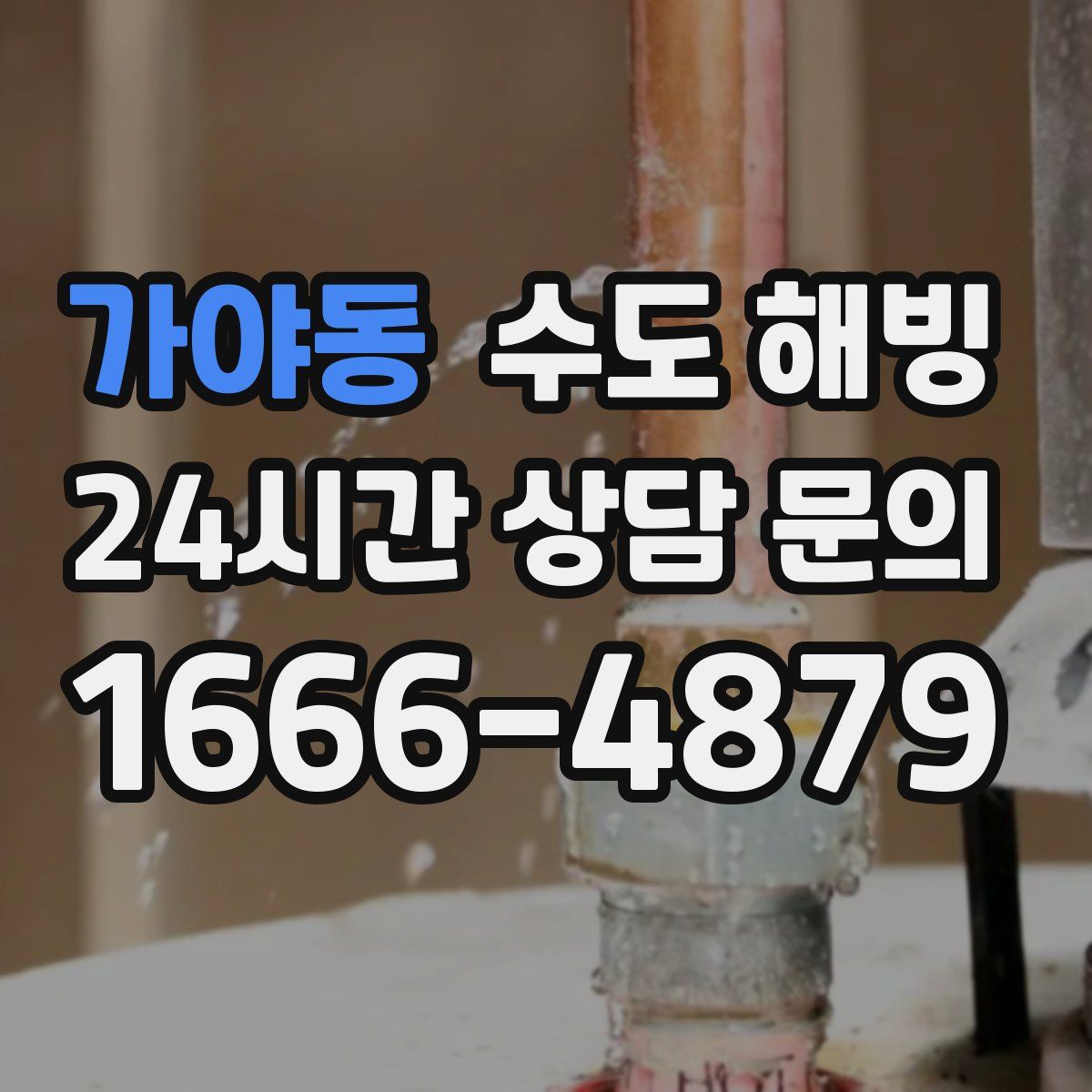 가야동 수도 해빙