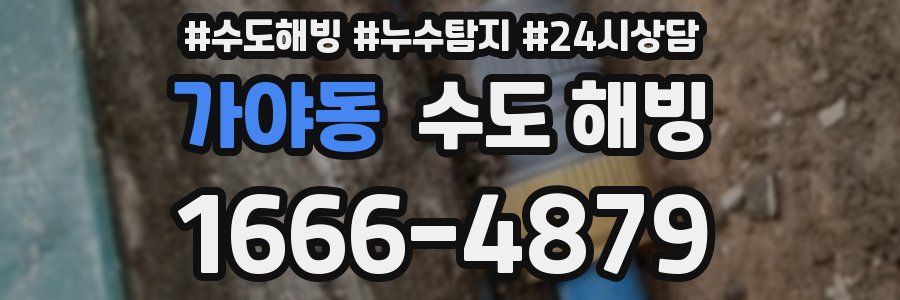 가야동 수도 해빙