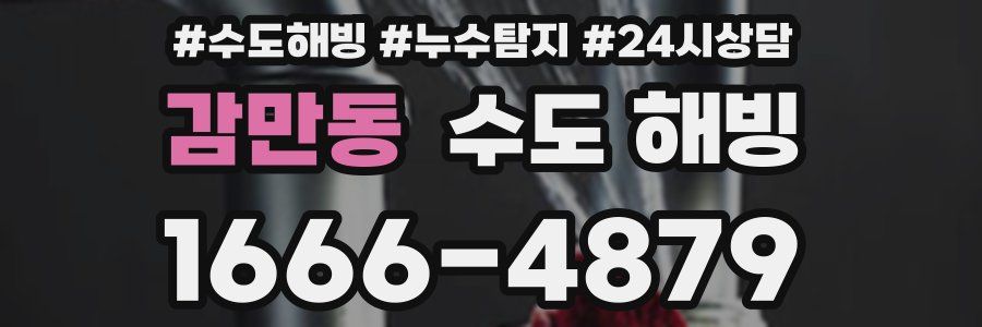 감만동 수도 해빙