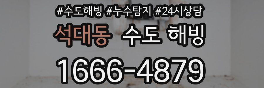 석대동 수도 해빙