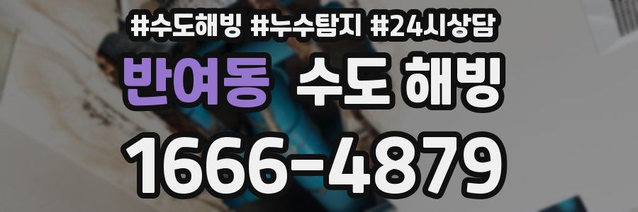 반여동 수도 해빙