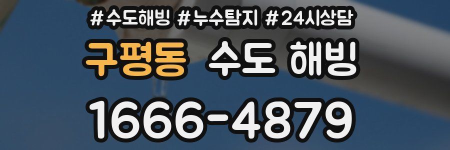 구평동 수도 해빙