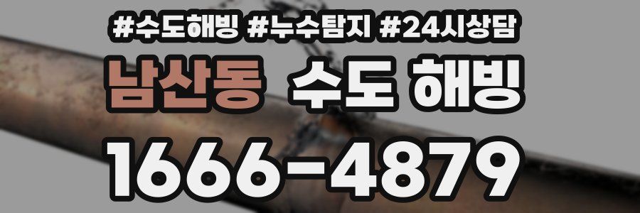 남산동 수도 해빙