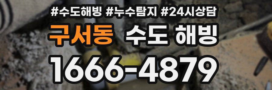 구서동 수도 해빙