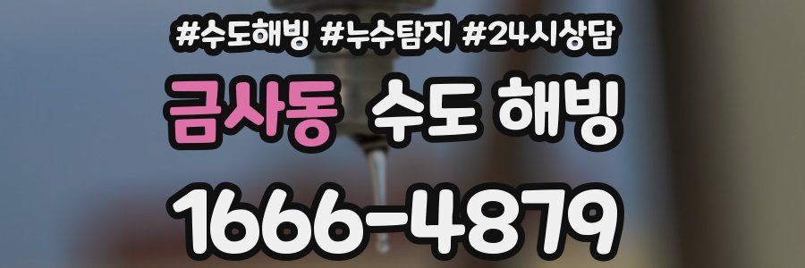 금사동 수도 해빙