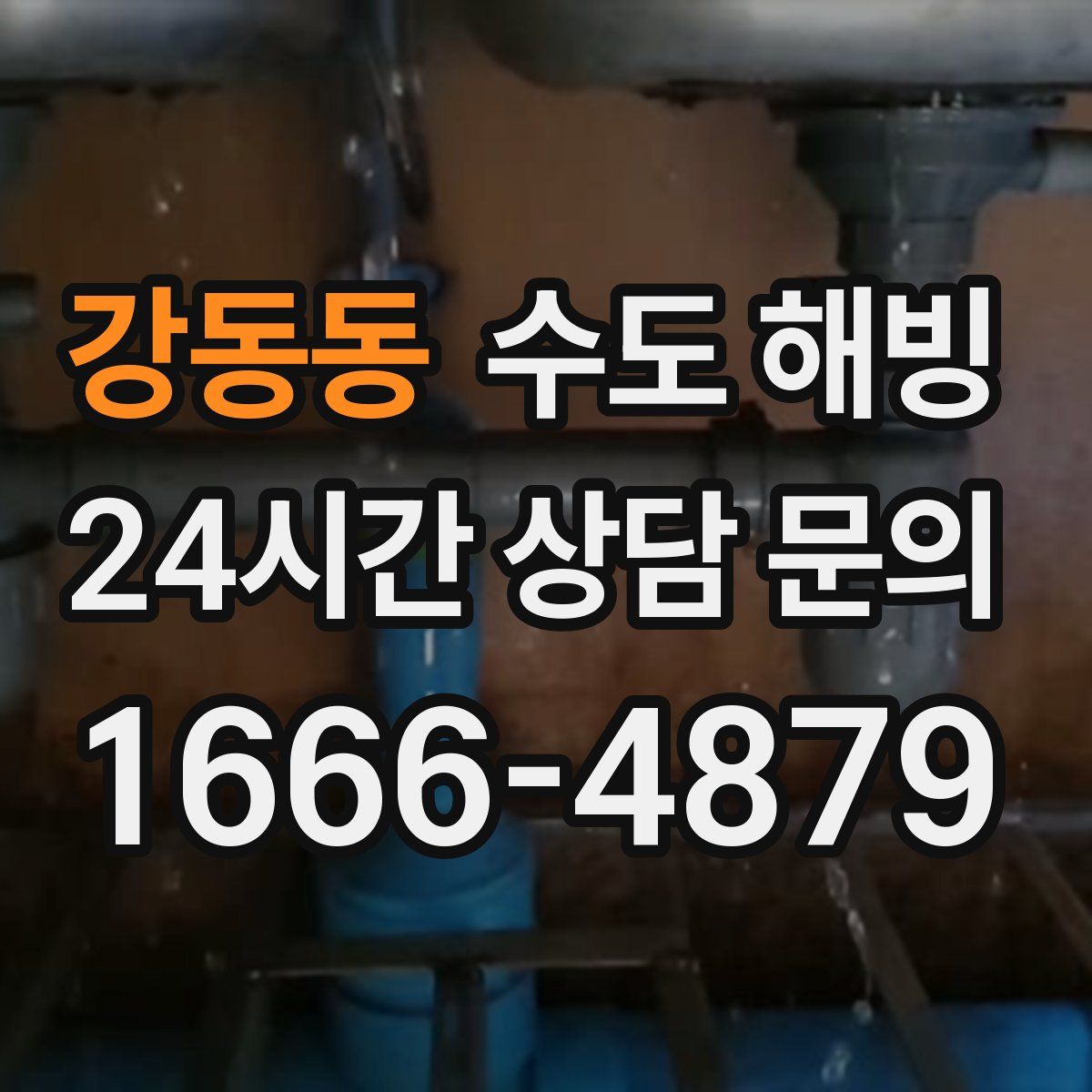 강동동 수도 해빙