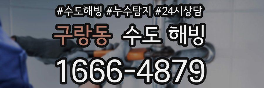 구랑동 수도 해빙