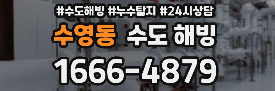 수영동 수도 해빙