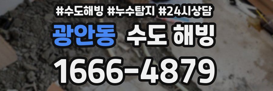 광안동 수도 해빙