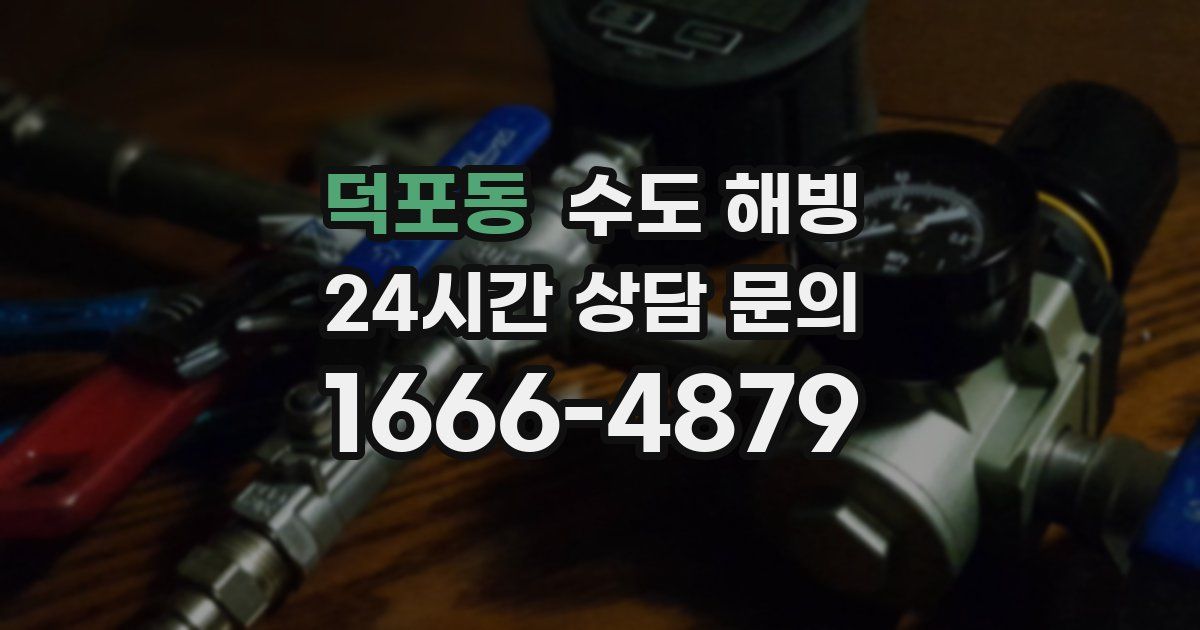 덕포동 수도 해빙