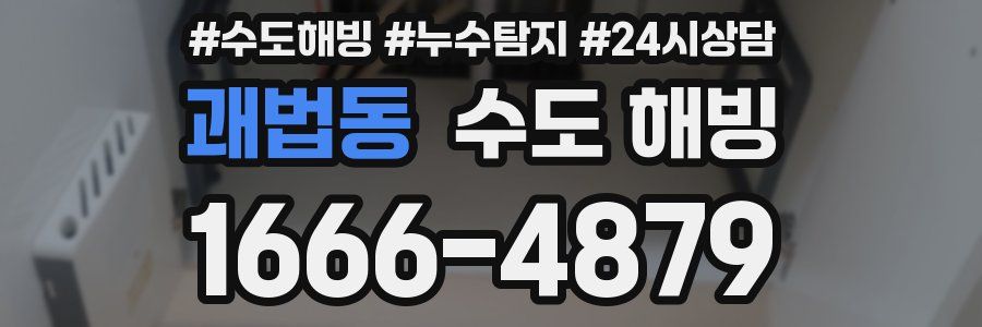 괘법동 수도 해빙