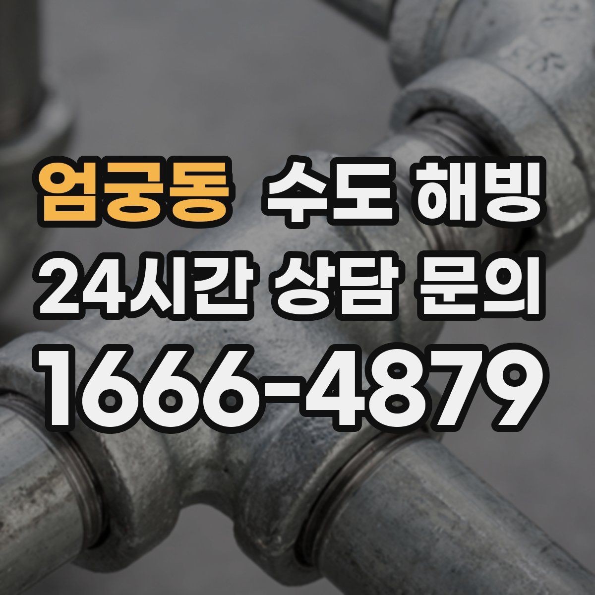 엄궁동 수도 해빙 급하게 뜨거운 물을 붓기 전에 알아야 할 것