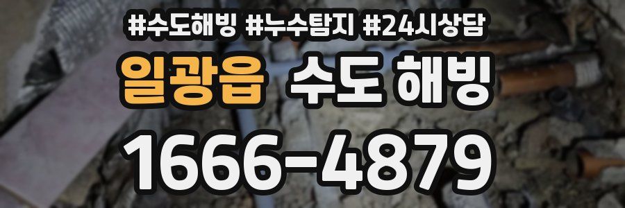 일광읍 수도 해빙