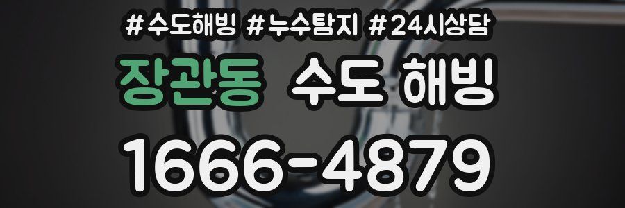 장관동 수도 해빙