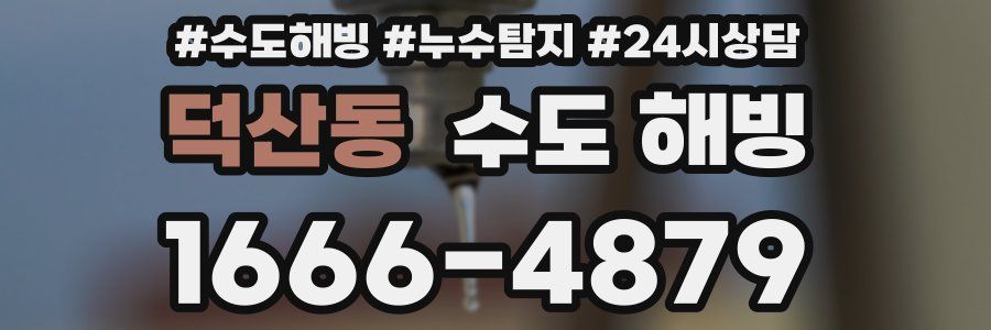 덕산동 수도 해빙