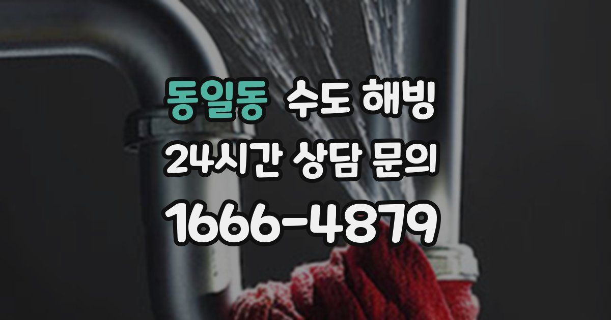 동일동 수도 해빙