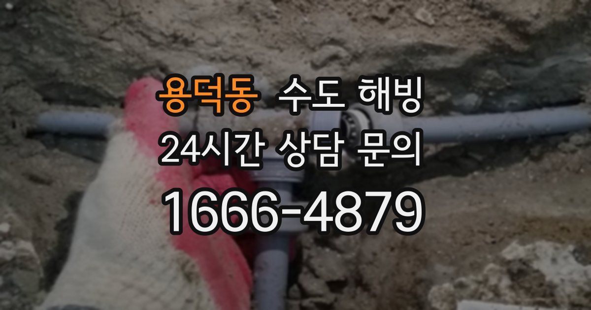 용덕동 수도 해빙