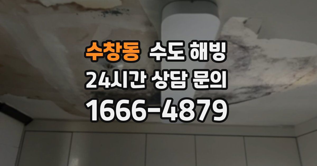 수창동 수도 해빙