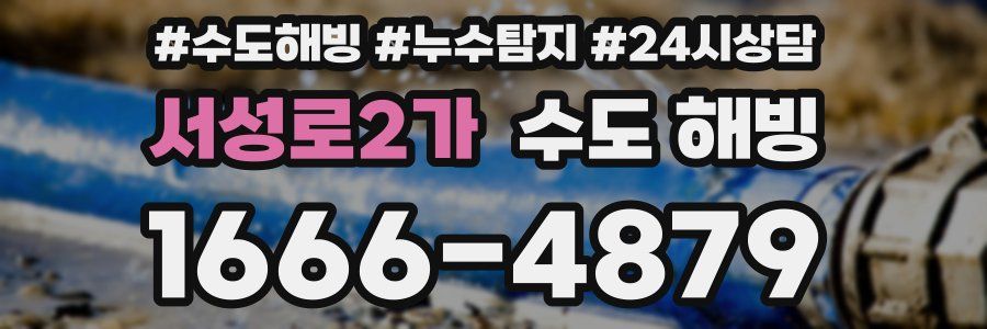서성로2가 수도 해빙