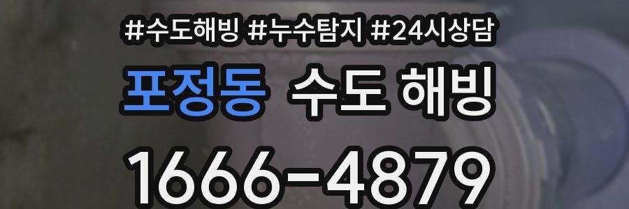 포정동 수도 해빙