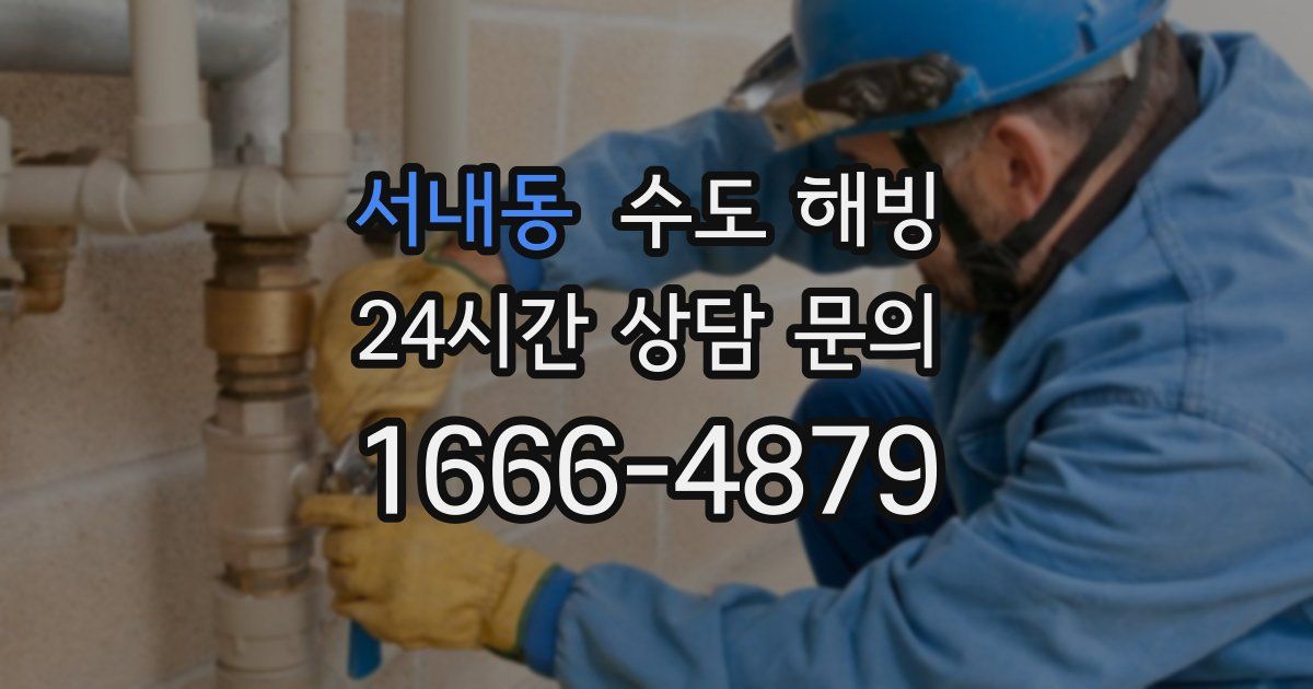 서내동 수도 해빙