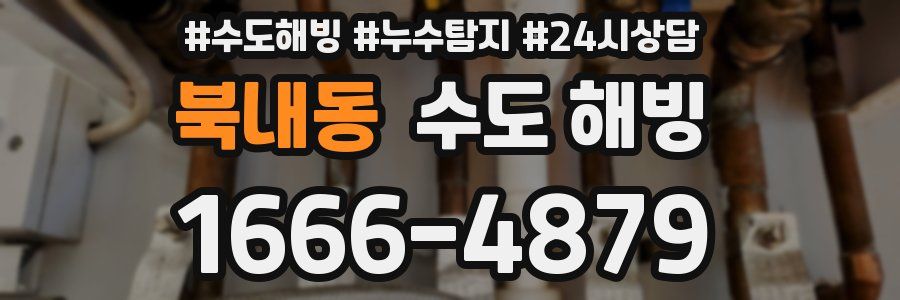 북내동 수도 해빙