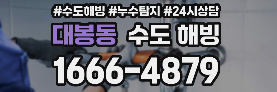 대봉동 수도 해빙