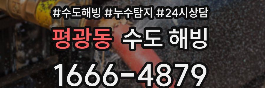 평광동 수도 해빙