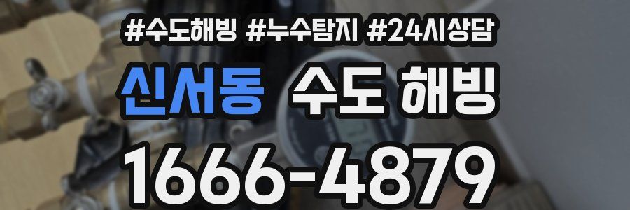 신서동 수도 해빙