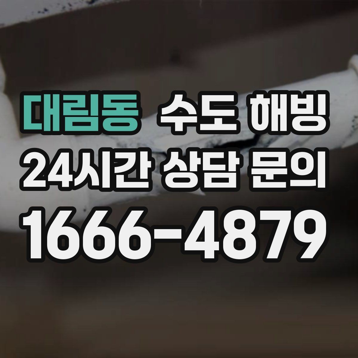 대림동 수도 해빙 두 곳 이상 동시에 얼었을 때 확인 순서