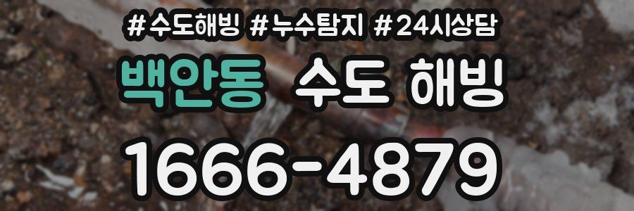 백안동 수도 해빙