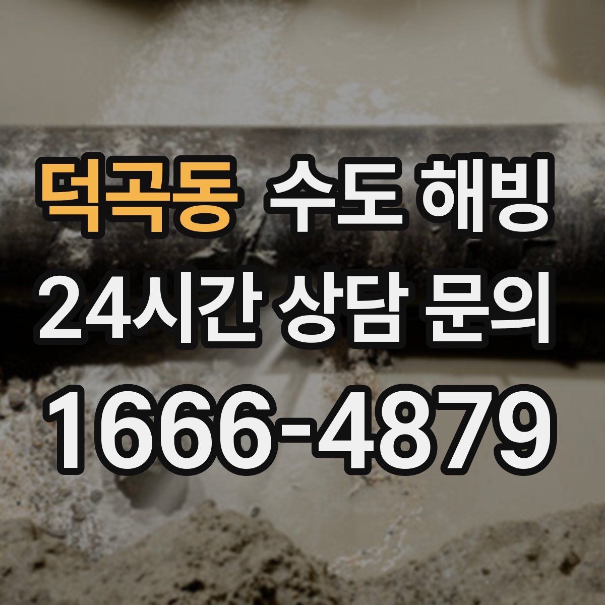 덕곡동 수도 해빙