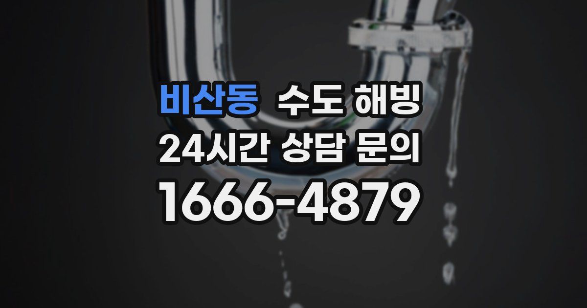 비산동 수도 해빙