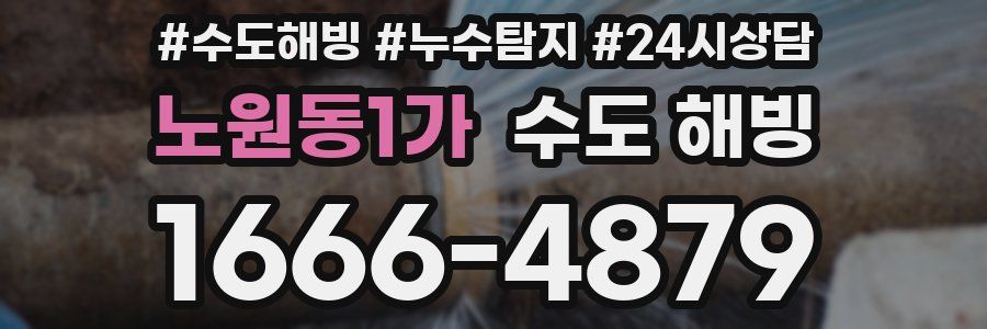 노원동1가 수도 해빙