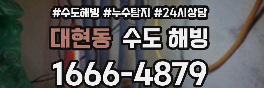 대현동 수도 해빙