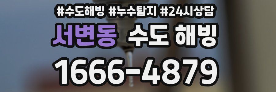 서변동 수도 해빙