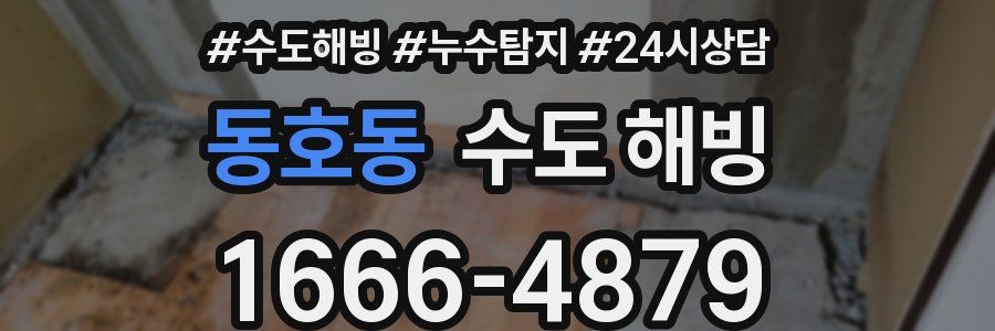 동호동 수도 해빙