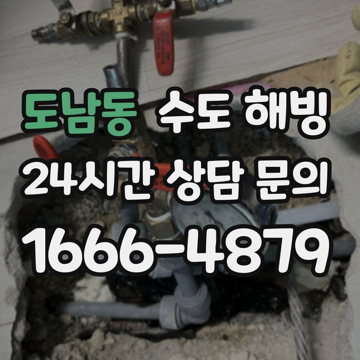 도남동 수도 해빙