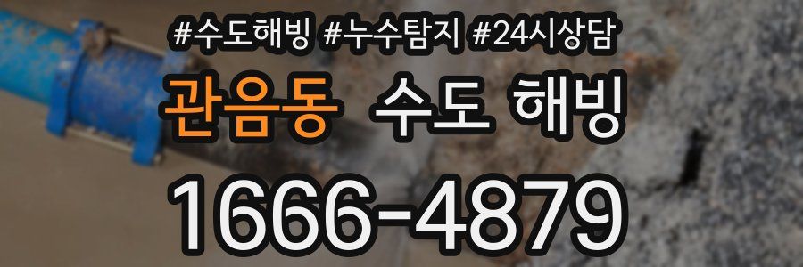 관음동 수도 해빙