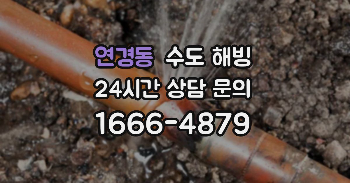 연경동 수도 해빙