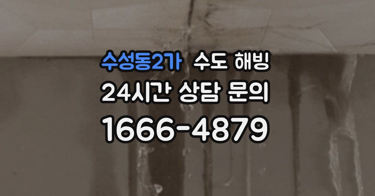 수성동2가 수도 해빙