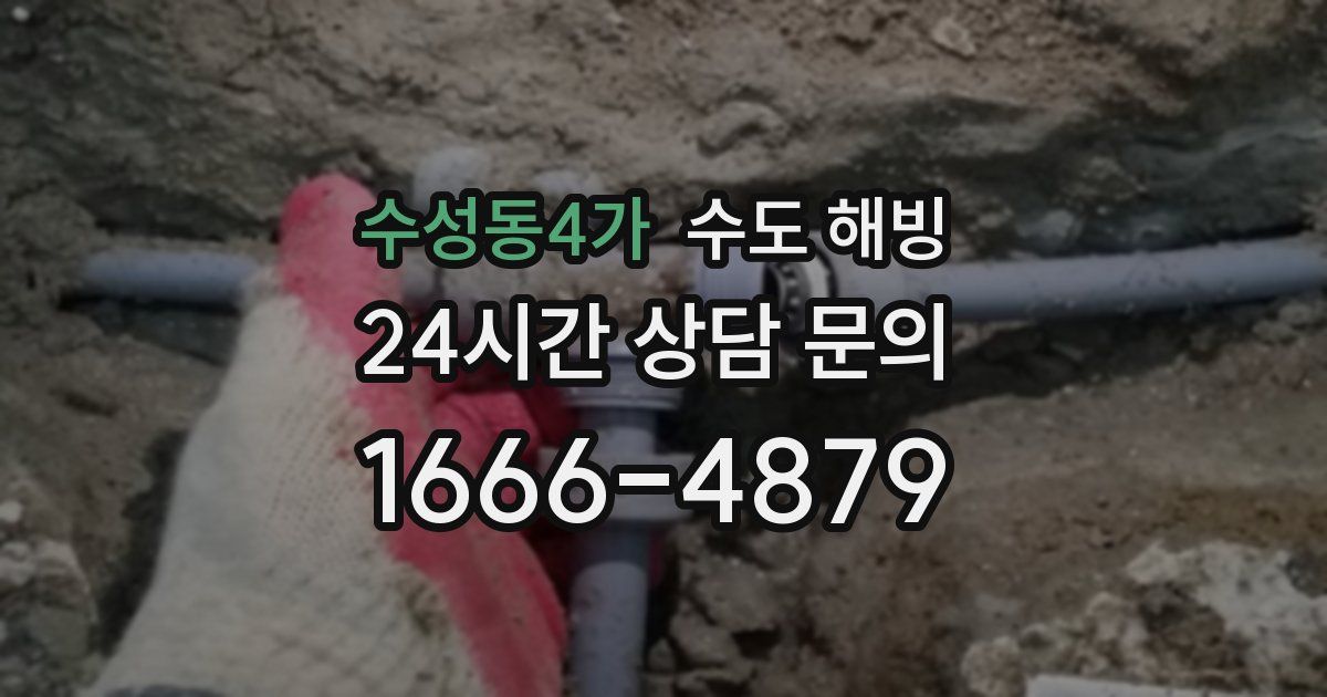 수성동4가 수도 해빙